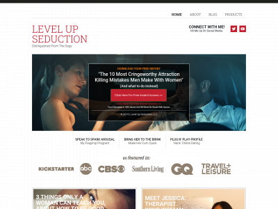 levelupseduction.com snapshot