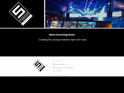 synergie-lighting.com snapshot