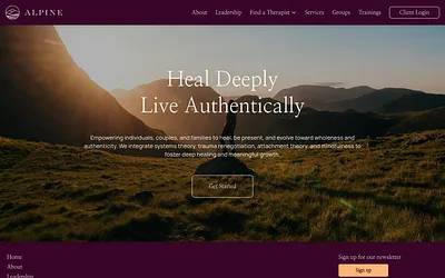 alpineintegrativewellness.com snapshot
