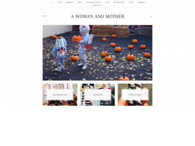 awomanandmother.com snapshot