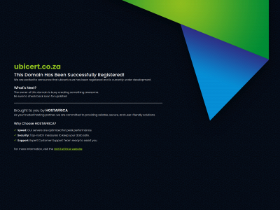 ubicert.co.za snapshot