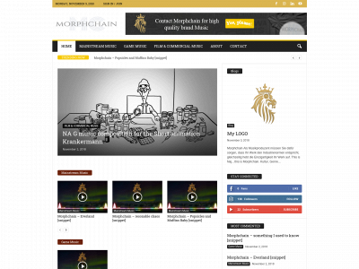 morphchainmusic.com snapshot