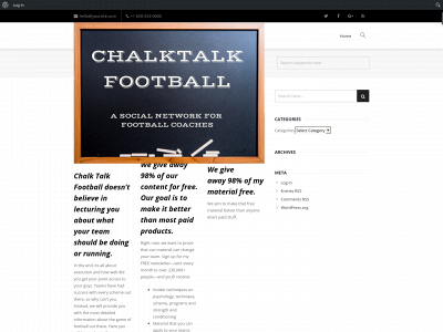 chalktalkfootball.com snapshot