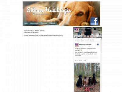 siljanshunddagis.se snapshot