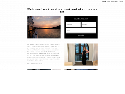 travelboateat.com snapshot