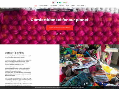 comfortblanketforourplanet.com snapshot