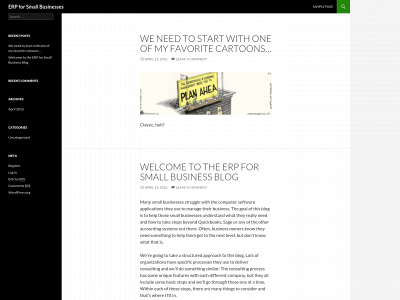 erpforsmallbusiness.com snapshot