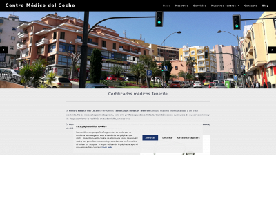 www.centromedicodelcoche.es snapshot