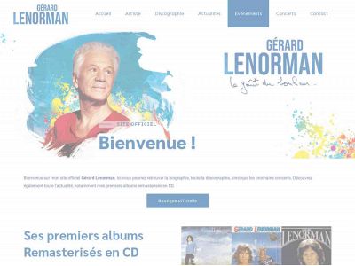 gerard-lenorman.com snapshot