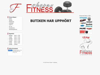 fitnessshopen.se snapshot