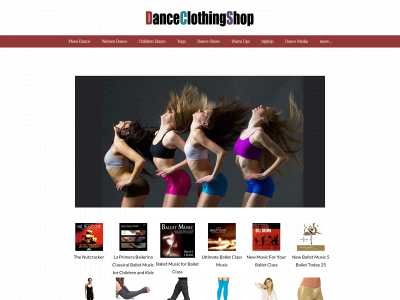 www.danceclothingshop.com snapshot