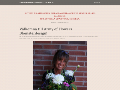 armyofflowers.se snapshot