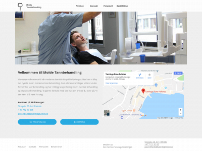 moldetannbehandling.no snapshot