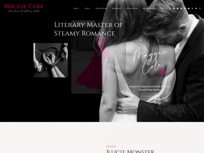 authormaggiecole.com snapshot