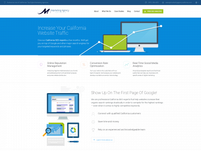 marketingagencycalifornia.com snapshot