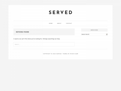 served.blog snapshot