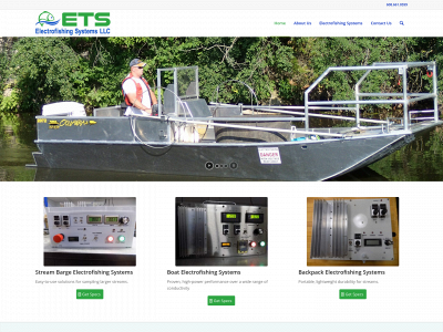 etselectrofishing.com snapshot