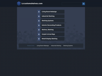 lccustomshelves.com snapshot