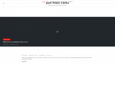 justplaincents.com snapshot