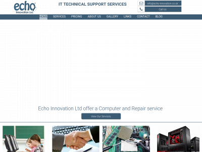 echo-innovation.co.uk snapshot