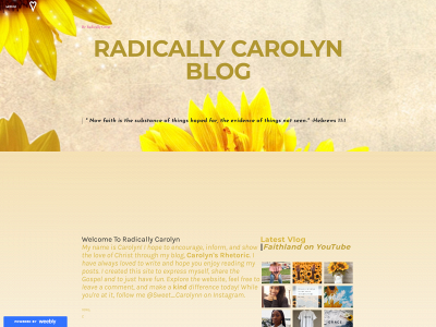 radicallycarolyn.weebly.com snapshot