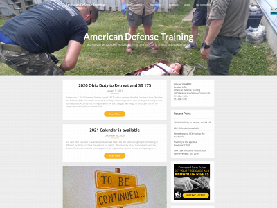 www.americandefensetraining.us snapshot