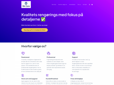 wecare-houseservice.dk snapshot