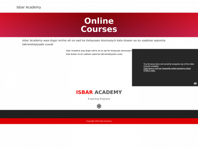 isbaracademy.com snapshot