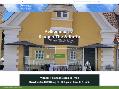 skagentheogkaffe.dk snapshot
