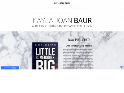 kaylajoanbaur.weebly.com snapshot