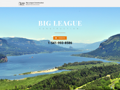 bigleague.construction snapshot