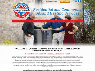 comfortairconditioningheat.com snapshot