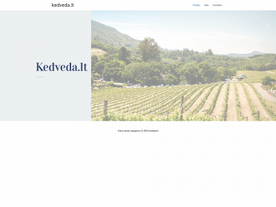 kedveda.lt snapshot