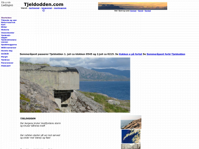 tjeldodden.com snapshot