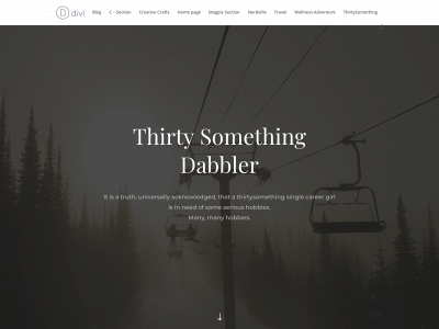thirtysomethingdabbler.com snapshot