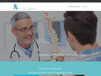 www.posteopathy.com snapshot