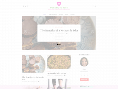 healthygutcorner.com snapshot