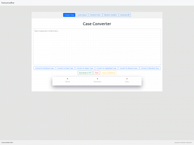 textconverter.co.uk snapshot