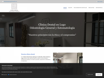 www.clinicadentalalejandrolopezquiroga.es snapshot
