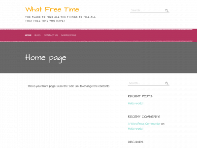 whatfreetime.com snapshot
