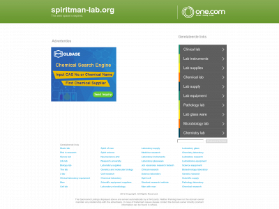 spiritman-lab.org snapshot