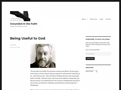 groundedinthefaith.org snapshot
