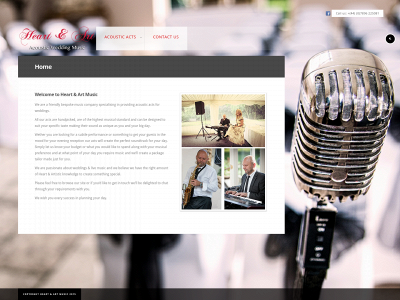 heartandartmusic.com snapshot