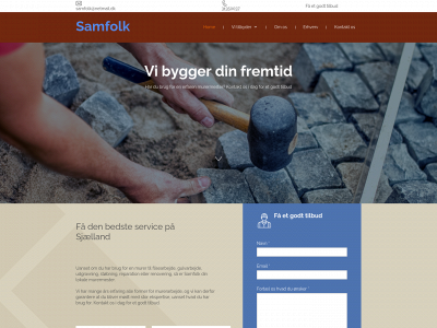 samfolk.dk snapshot