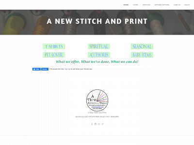 www.anewstitchandprint.com snapshot