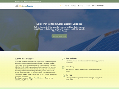 solarenergysupplies.co.uk snapshot