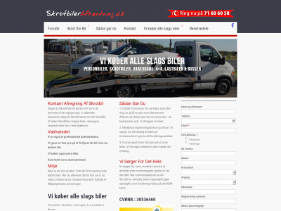 skrotbilerafhentning.dk snapshot