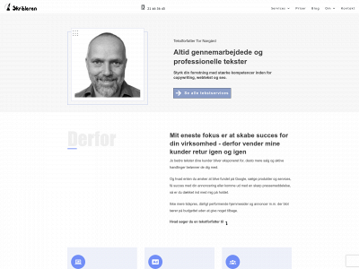 skribleren.dk snapshot