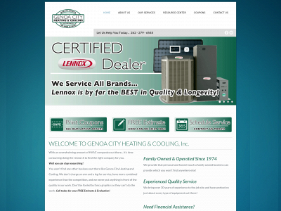 genoacityheating.com snapshot
