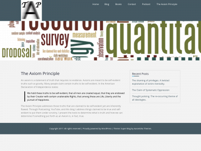 theaxiomprinciple.com snapshot